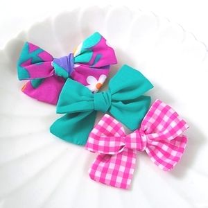 Little girl bows, Set of 3 Hair Bows for girls NEW